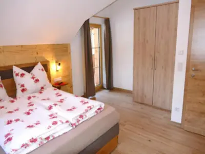 Ein Bett oder Betten in einem Zimmer der Unterkunft Holiday home in Salzburg with sauna