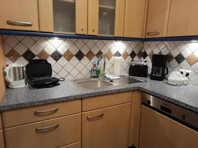 Küche/Küchenzeile in der Unterkunft Tritscher's Appartement Ramsau Dachstein