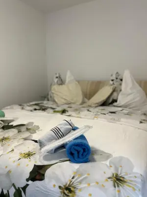 Ein Bett oder Betten in einem Zimmer der Unterkunft Urban Stay Kremsmünster Premium Apartment