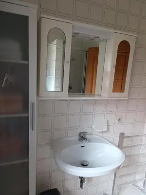 Ein Badezimmer in der Unterkunft Ferienwohnung am Traunsee