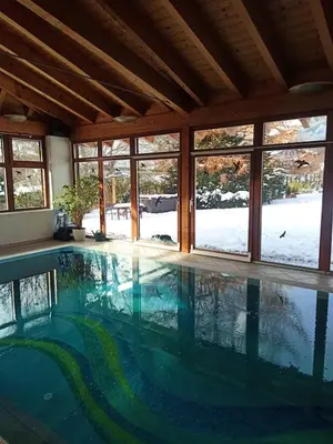 Der Swimmingpool an oder in der Nähe von Das Wasserhaus - für Zwei