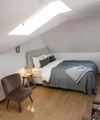 Ein Bett oder Betten in einem Zimmer der Unterkunft Appartement no8