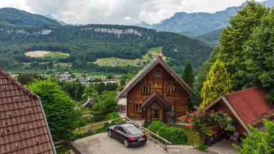 Naturlandschaft in der Nähe des Ferienhauses