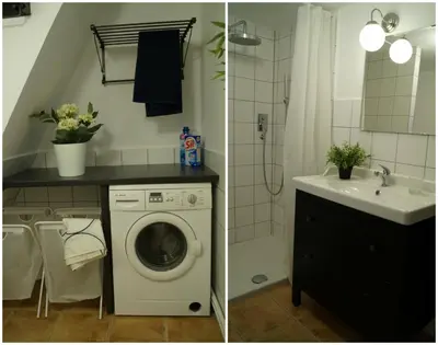 Ein Badezimmer in der Unterkunft Forsthaus Gut Traunfried
