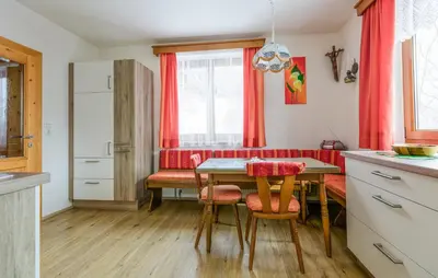 Küche/Küchenzeile in der Unterkunft Gemuetliches Ferienhaus