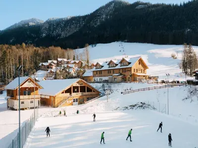 Wohnung Ausseerland nahe Skipisten im Winter