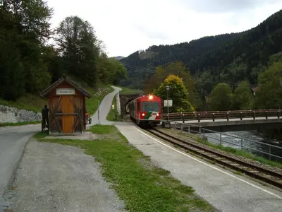 Naturlandschaft in der Nähe des Chalets