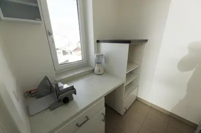 Küche/Küchenzeile in der Unterkunft Panoramatraum
