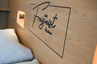 Ein Bett oder Betten in einem Zimmer der Unterkunft Das Freigeist