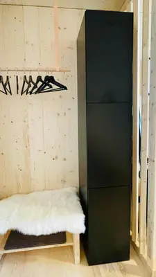 Ein Bett oder Betten in einem Zimmer der Unterkunft Ausseer Hoiznest
