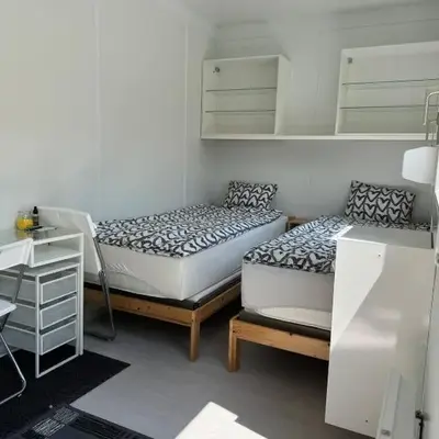 Möbilierter Wohncontainer für bis zu 2 Personen in der Gemeinde Rutzenham