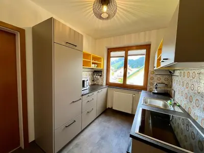 Küche/Küchenzeile in der Unterkunft Salzkammergut Hideaway RUDOLPH
