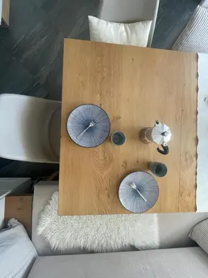 Ein Sitzbereich in der Unterkunft Eva's Appartment