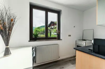 Küche/Küchenzeile in der Unterkunft Zentral am Fluss #2