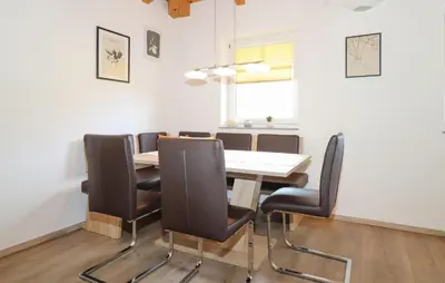 Ein Sitzbereich in der Unterkunft Ferienwohnung In Abtenau