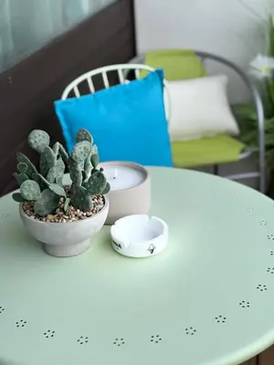 Ein Sitzbereich in der Unterkunft Apartment Helena