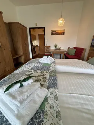 Ein Bett oder Betten in einem Zimmer der Unterkunft Apartment Helena