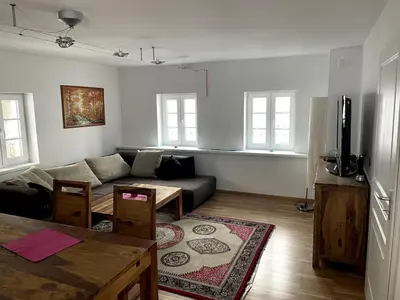 TV/Unterhaltungsangebot in der Unterkunft Ferienhaus mit Bergblick auf die Kremsmauer - ruhig und hundefreundlich