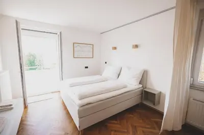 Ein Bett oder Betten in einem Zimmer der Unterkunft 