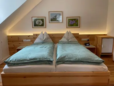 Ein Bett oder Betten in einem Zimmer der Unterkunft Ferienhof Zamsegg