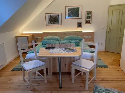 Ein Sitzbereich in der Unterkunft Ferienhof Zamsegg