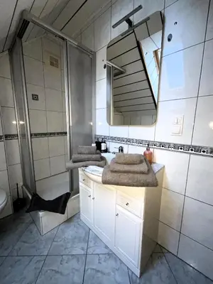 Ein Badezimmer in der Unterkunft Ferienwohnung Aigner