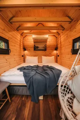 Ein Bett oder Betten in einem Zimmer der Unterkunft Berg & Natur - Cozy house