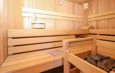 Grundriss der Unterkunft Ferienhaus Mit Sauna