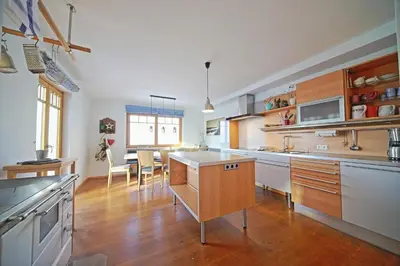 Küche/Küchenzeile in der Unterkunft Appartement Hannerl