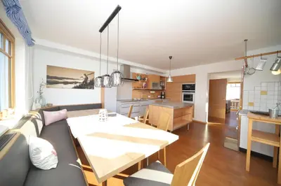 Küche/Küchenzeile in der Unterkunft Appartement Hannerl