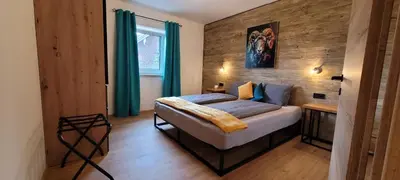 Ein Bett oder Betten in einem Zimmer der Unterkunft Dasis home