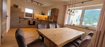 Küche/Küchenzeile in der Unterkunft Dasis home