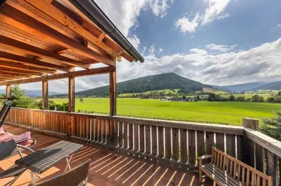 Naturlandschaft in der Nähe des Ferienhauses