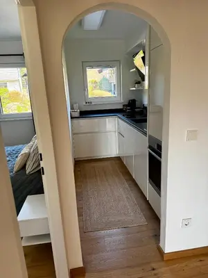 Küche/Küchenzeile in der Unterkunft Bergpanorama