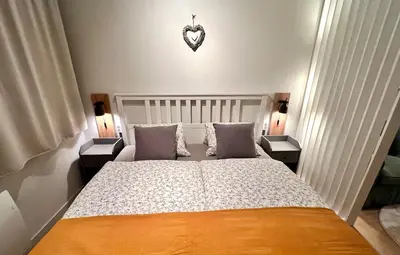 Ein Bett oder Betten in einem Zimmer der Unterkunft Gosau Apartment 202