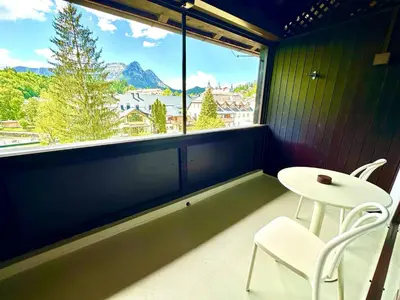 Grundriss der Unterkunft Sissis Paradies Appartement mit Balkon & Flussblick- Das Alpenzeit im Zentrum mit Parkplatz
