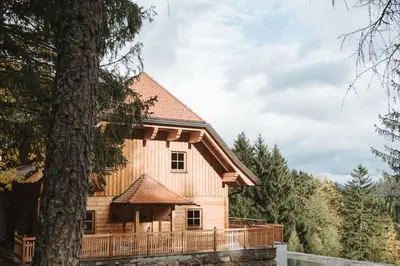 Naturlandschaft in der Nähe des Chalets