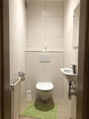 Ein Badezimmer in der Unterkunft Haus Obertiefenbach