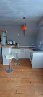 Küche/Küchenzeile in der Unterkunft Appartements Brigitte