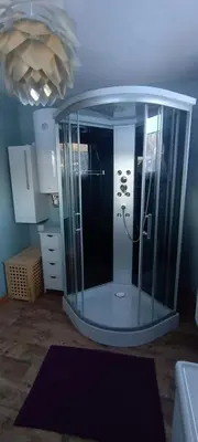 Ein Badezimmer in der Unterkunft Appartements Brigitte