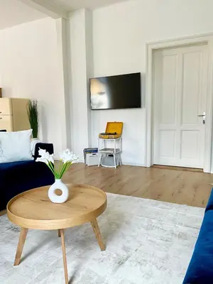 TV/Unterhaltungsangebot in der Unterkunft Historische Altbau Suite