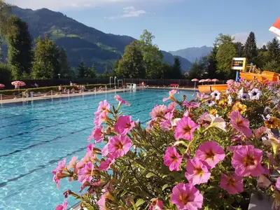Der Swimmingpool an oder in der Nähe von Alpendorf, Austria