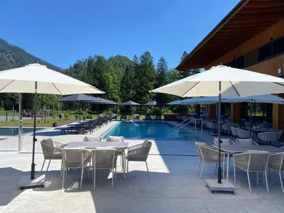 Der Swimmingpool an oder in der Nähe von Hotel Freigeist