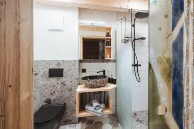 Ein Badezimmer in der Unterkunft Mariandl Alm