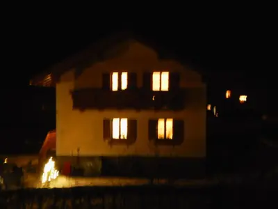 Das Gebäude in dem sich die Ferienwohnung befindet