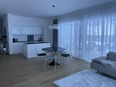 Küche/Küchenzeile in der Unterkunft Bungalow KONI
