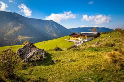 Naturlandschaft in der Nähe der Ferienwohnung