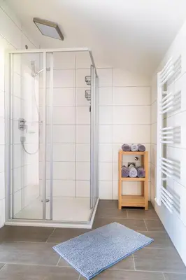 Ein Badezimmer in der Unterkunft Bio-Bergbauernhof Lasserbauer