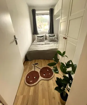 Ein Bett oder Betten in einem Zimmer der Unterkunft Apartment Moritz
