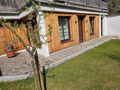 Ein Garten an der Unterkunft Appartement Am-Wildpfad